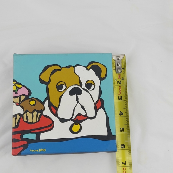 - Marc Tetro 2008 cupcakes dog print on canvas - Picture 8 of 14